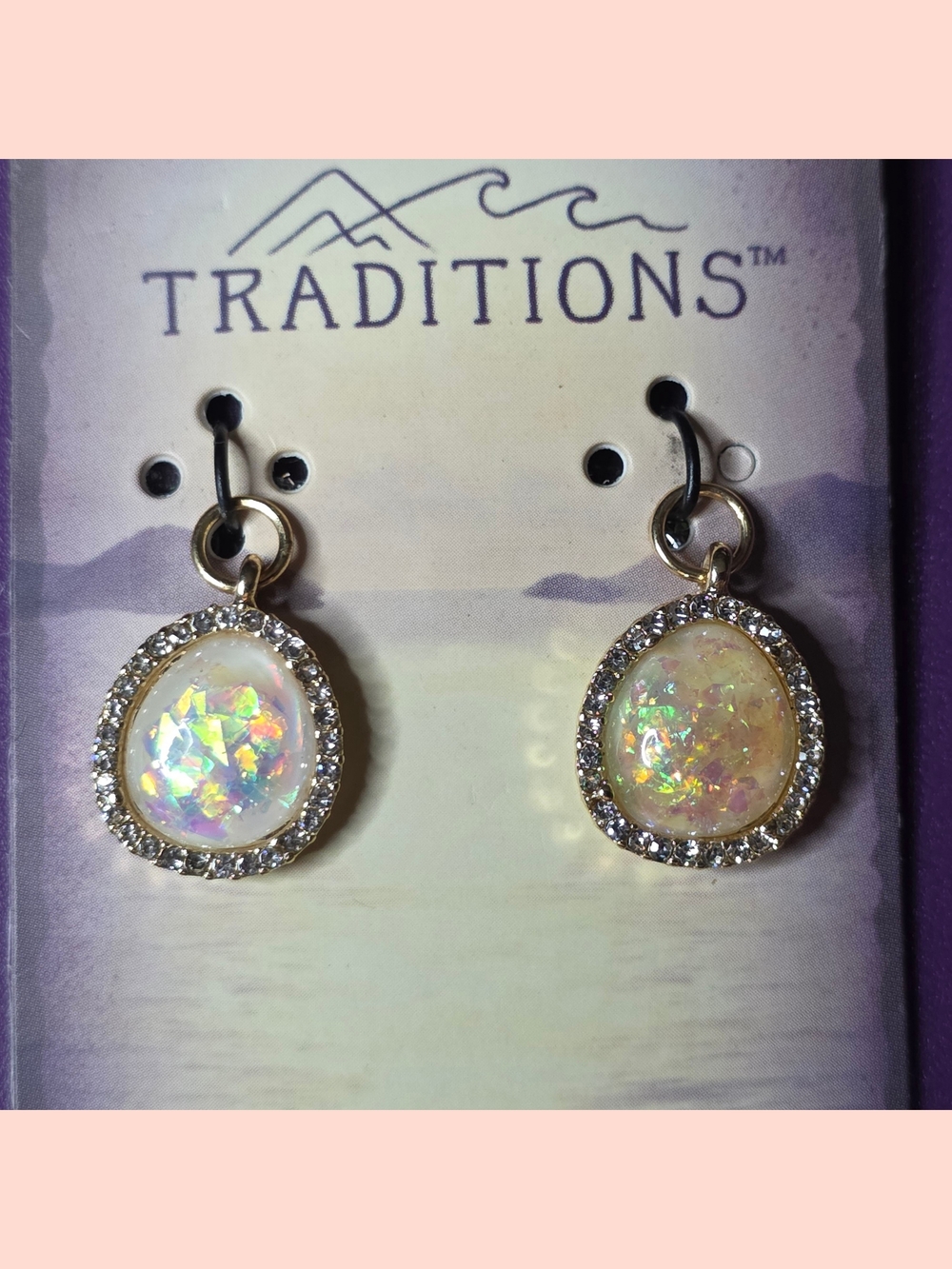 Imitation Opal Charms